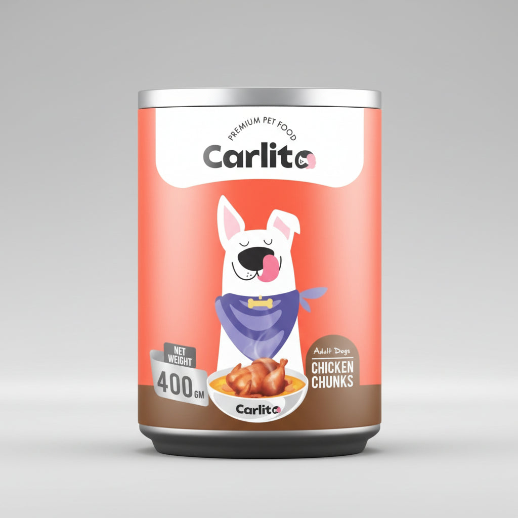Carlito Adult Dog Wet Food Chicken Chunks 400 GM