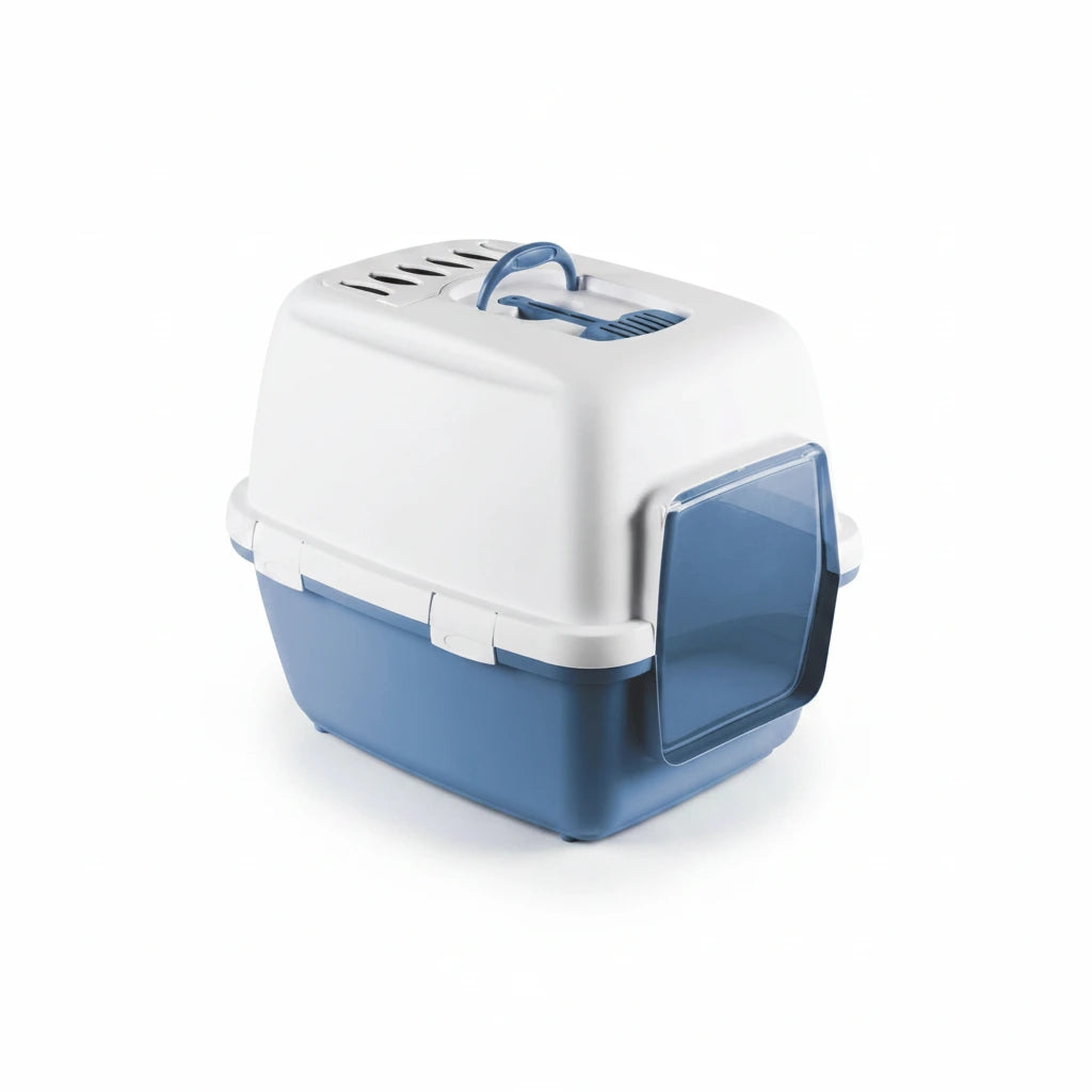Hooded Cat Litter Box with Scoop
