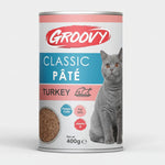 Groovy Classic Pate Adult Cat Wet Food Cans Turkey 400g