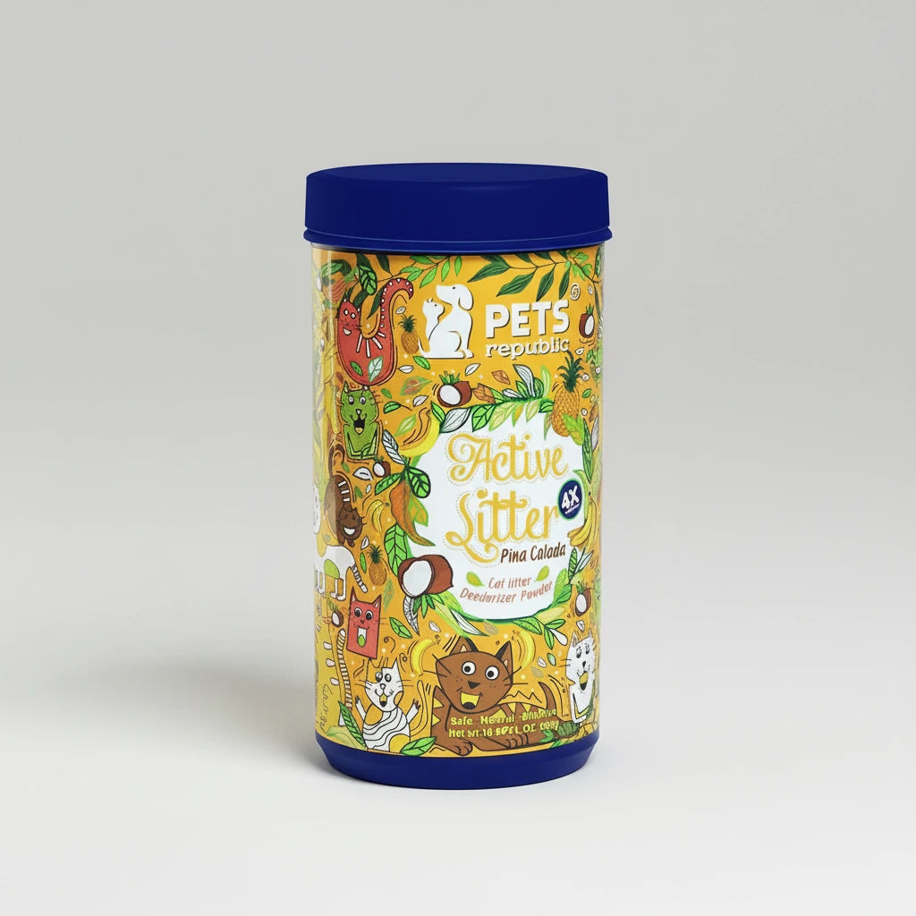 Pets Republic Active Cat Litter Deodorizer Powder – 500g (Assorted Scents)