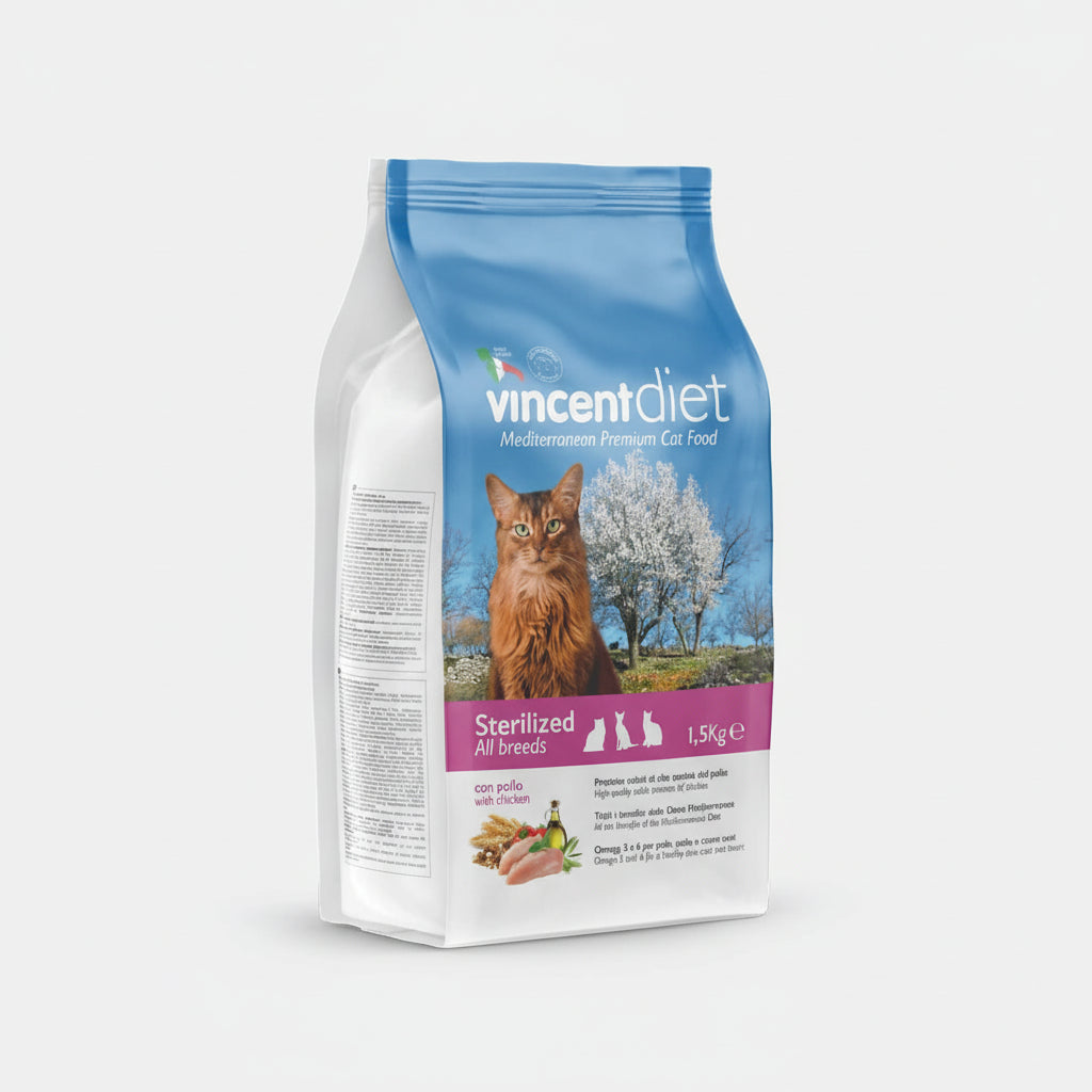 Vincent Diet Sterilized for Cats with chicken