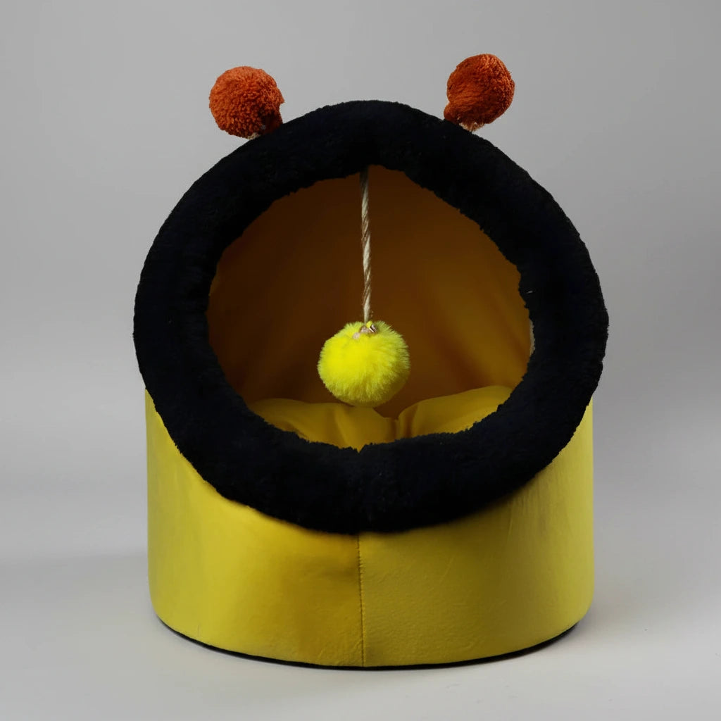 Petmoda Bee-Inspired Cozy Cat Cave