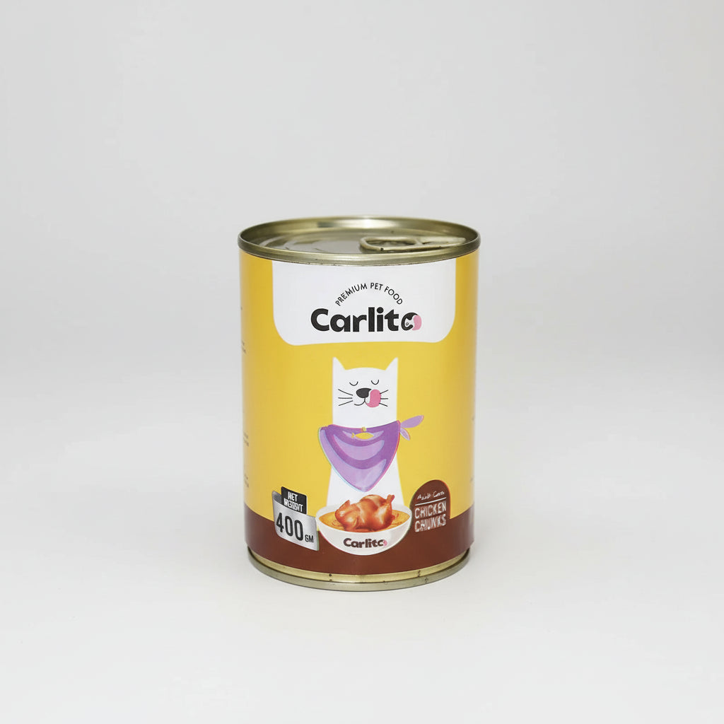 Carlito Adult Cat Wet Food Chicken Chunks 400 G