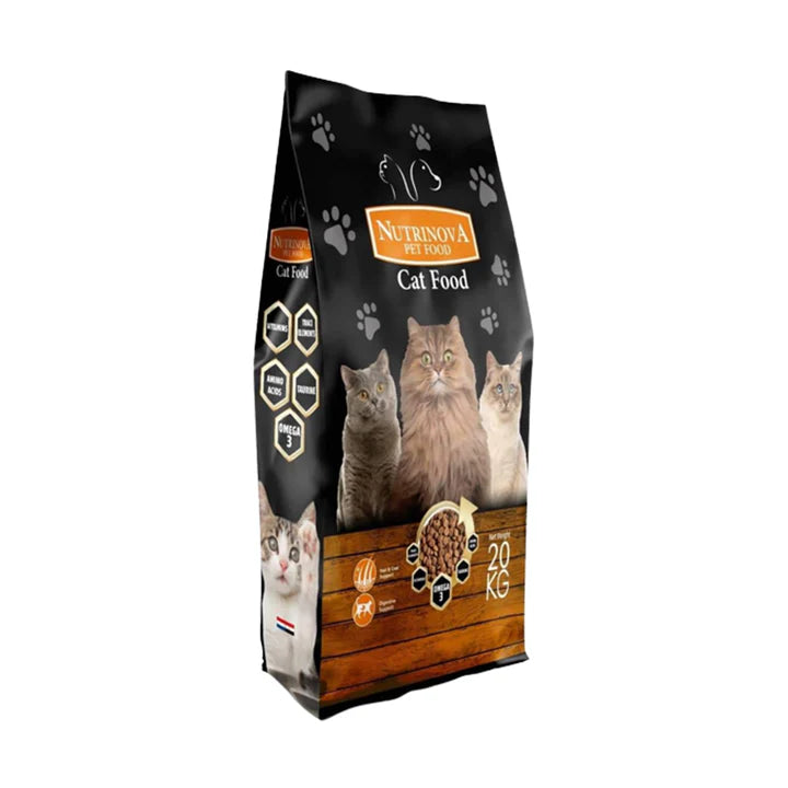 Nutrinova Cat Food – Balanced Formula for Adult Cats (20kg)