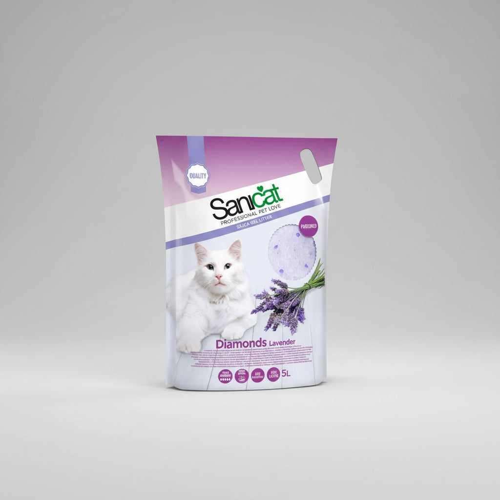SaniCat Diamonds Lavender 5L