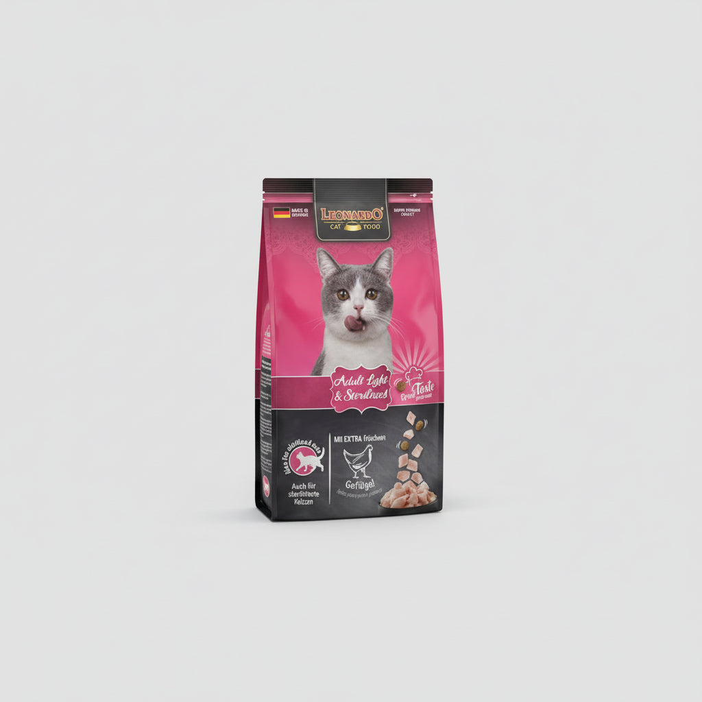 Leonardo Sterilized Dry Food For Adult Cats 1.8kg