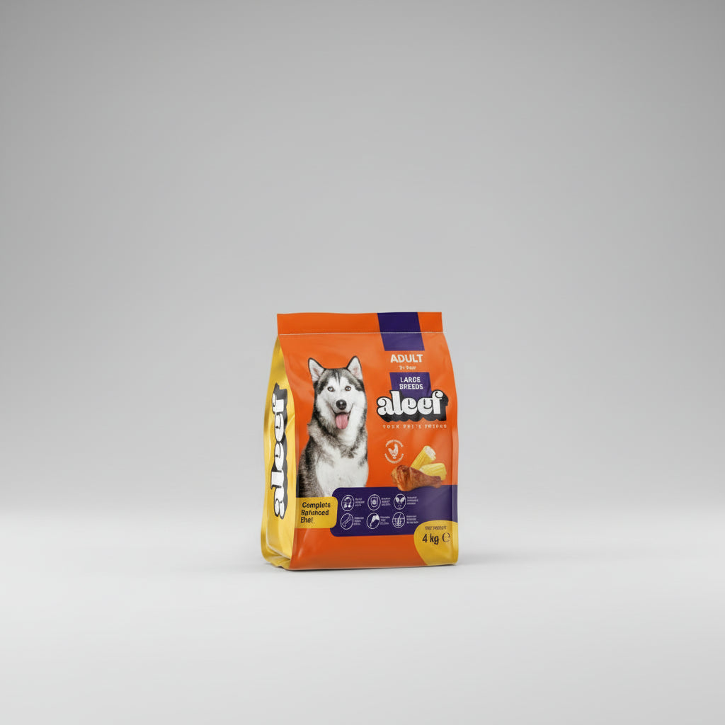 Aleef for Large Breed Adult Dog with Chicken & Corn