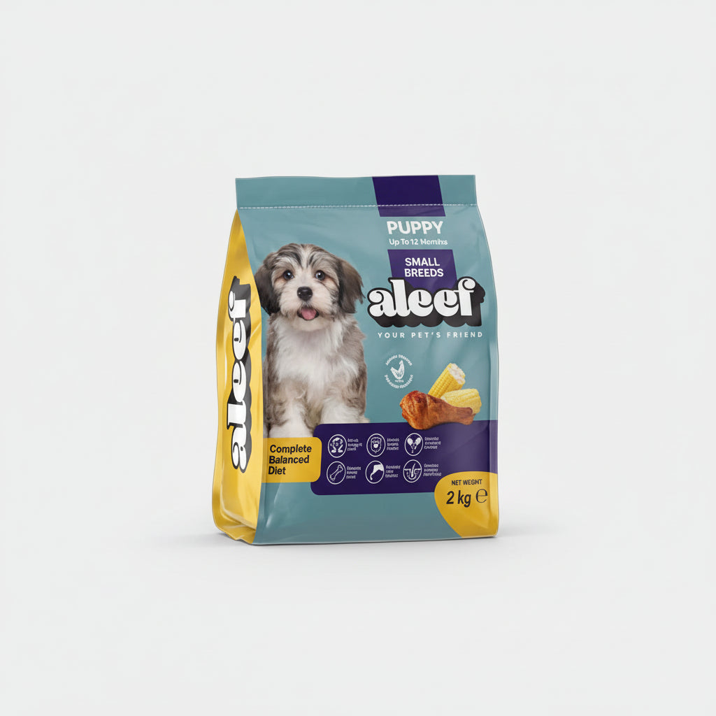 Aleef Puppy Small Breed Dry Dog Food (2kg)