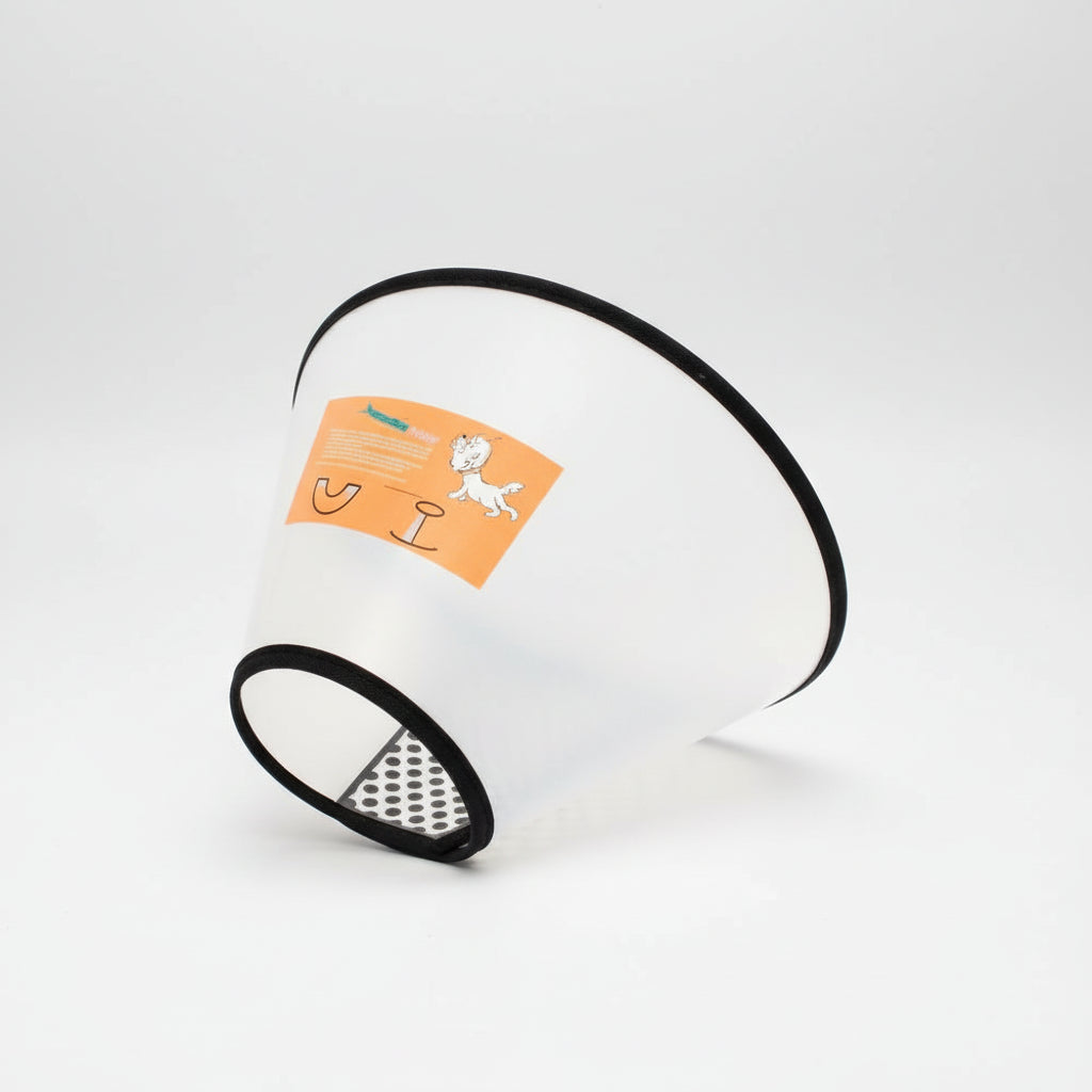 Covalent White Protective Pet Collar size 1