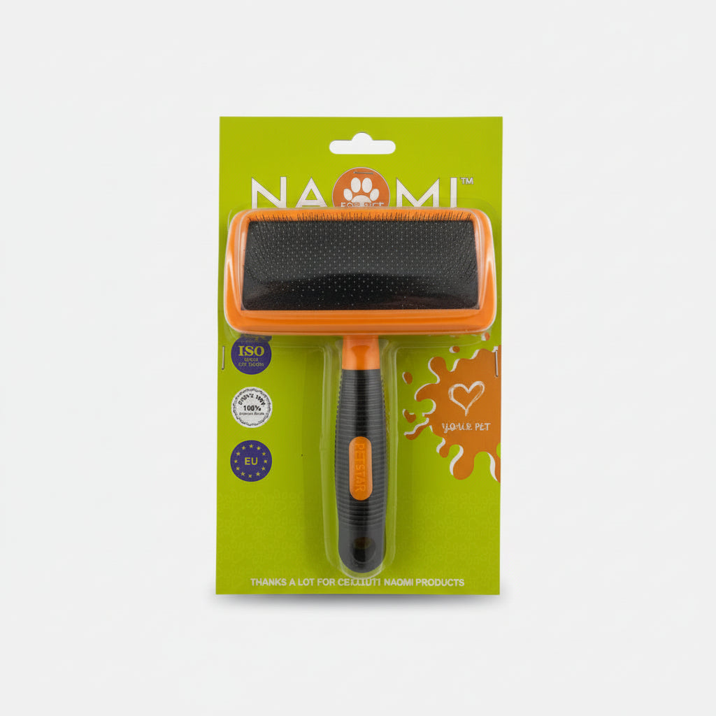 Naomi Pet Slicker Brush – Orange