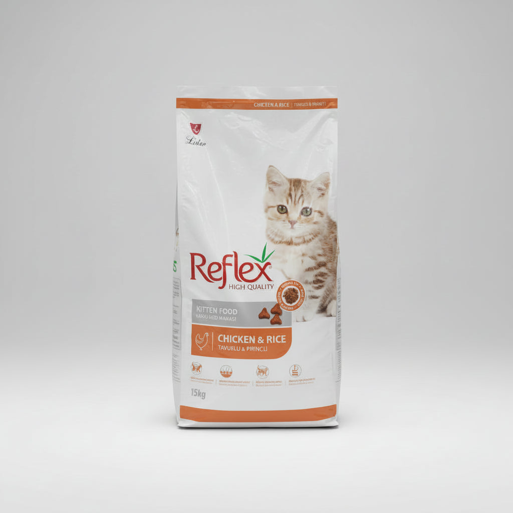 Reflex cat kitten chicken & rice 15kg