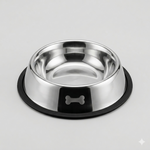 Deep Stainless Steel Pet Bowl (Anti-Skid)