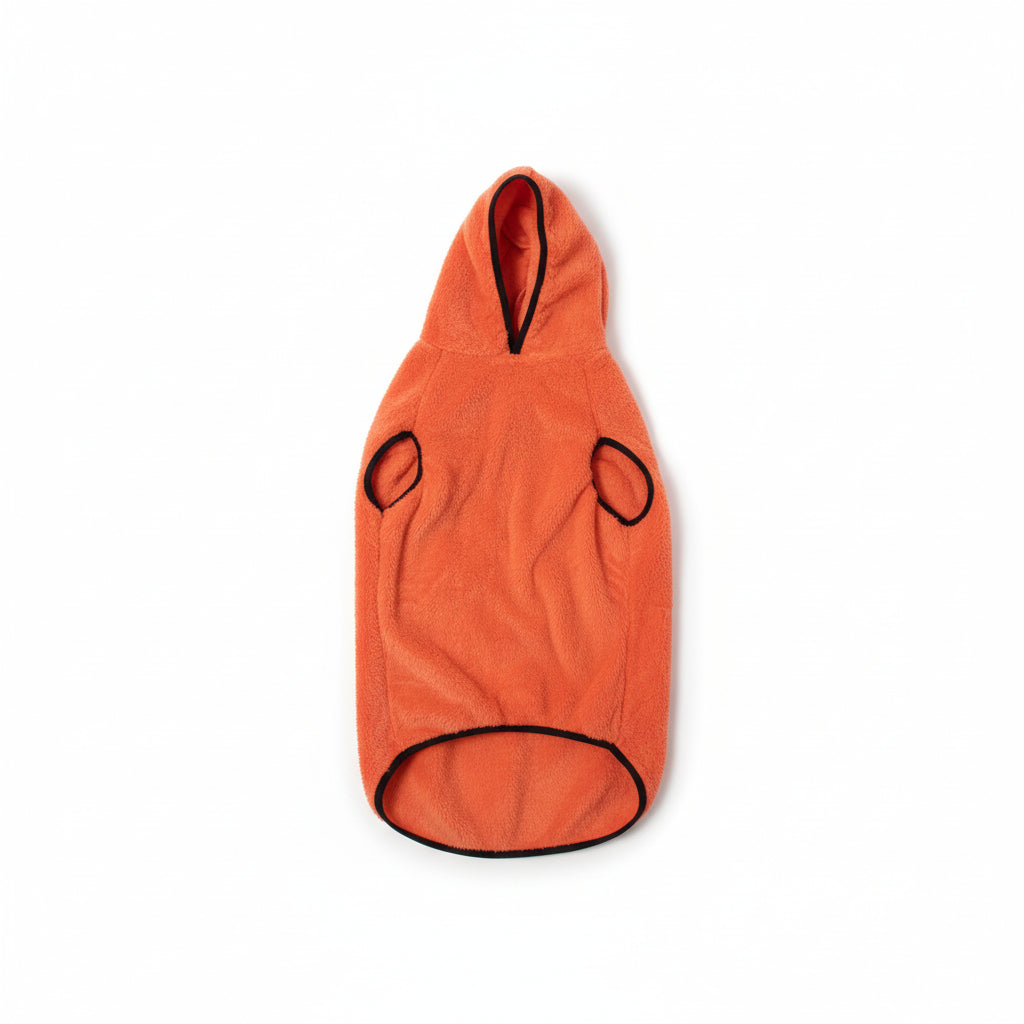Luxury Fur Hoodie – Neon Ember Edition (Size 9)