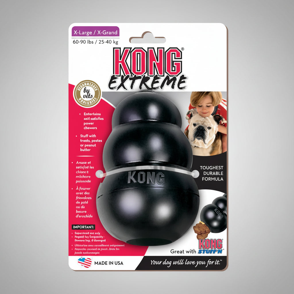 KONG Extreme XXL Dog Chew Toy – Black