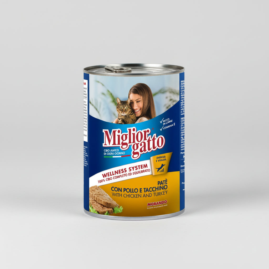 Miglior Cat Chicken & Turkey Pate - 400 GM
