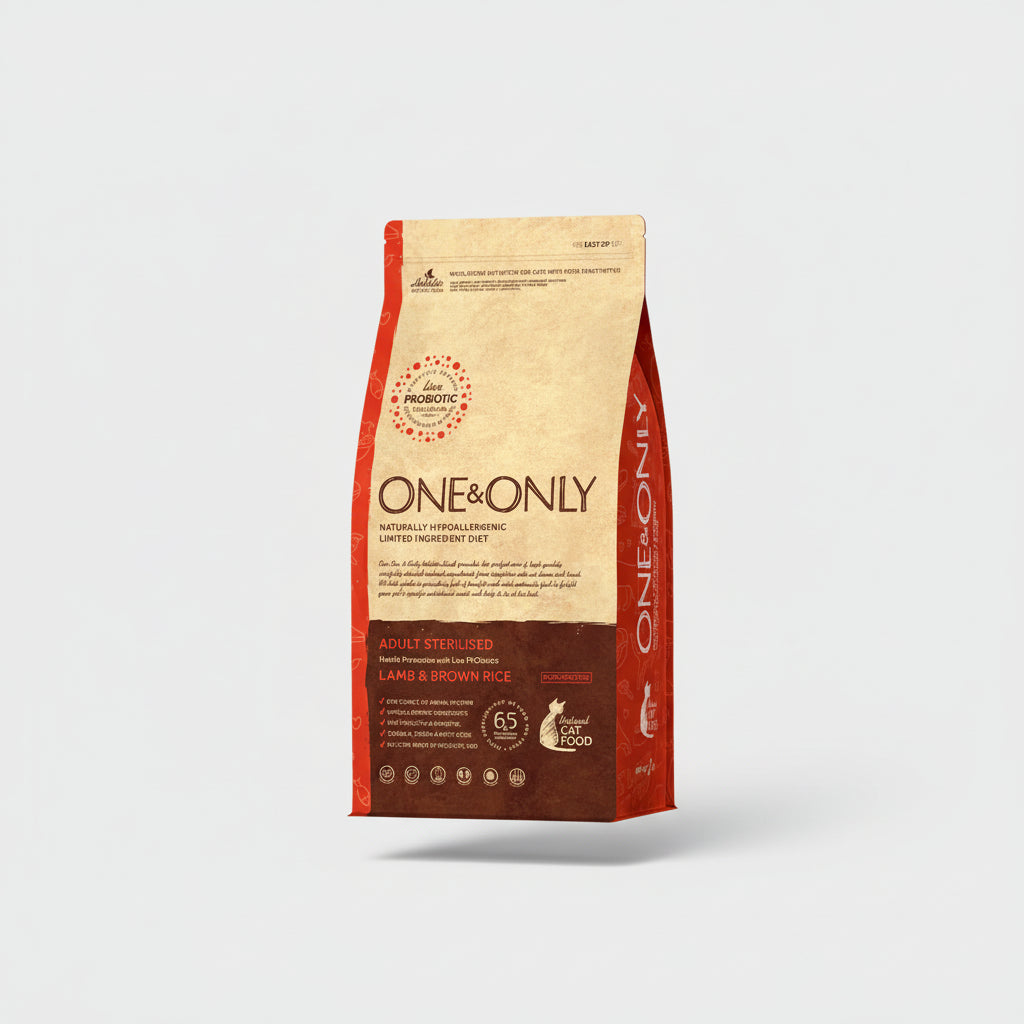 One & Only dry food for Adult cat Sterilized with Lamb and rice 400g