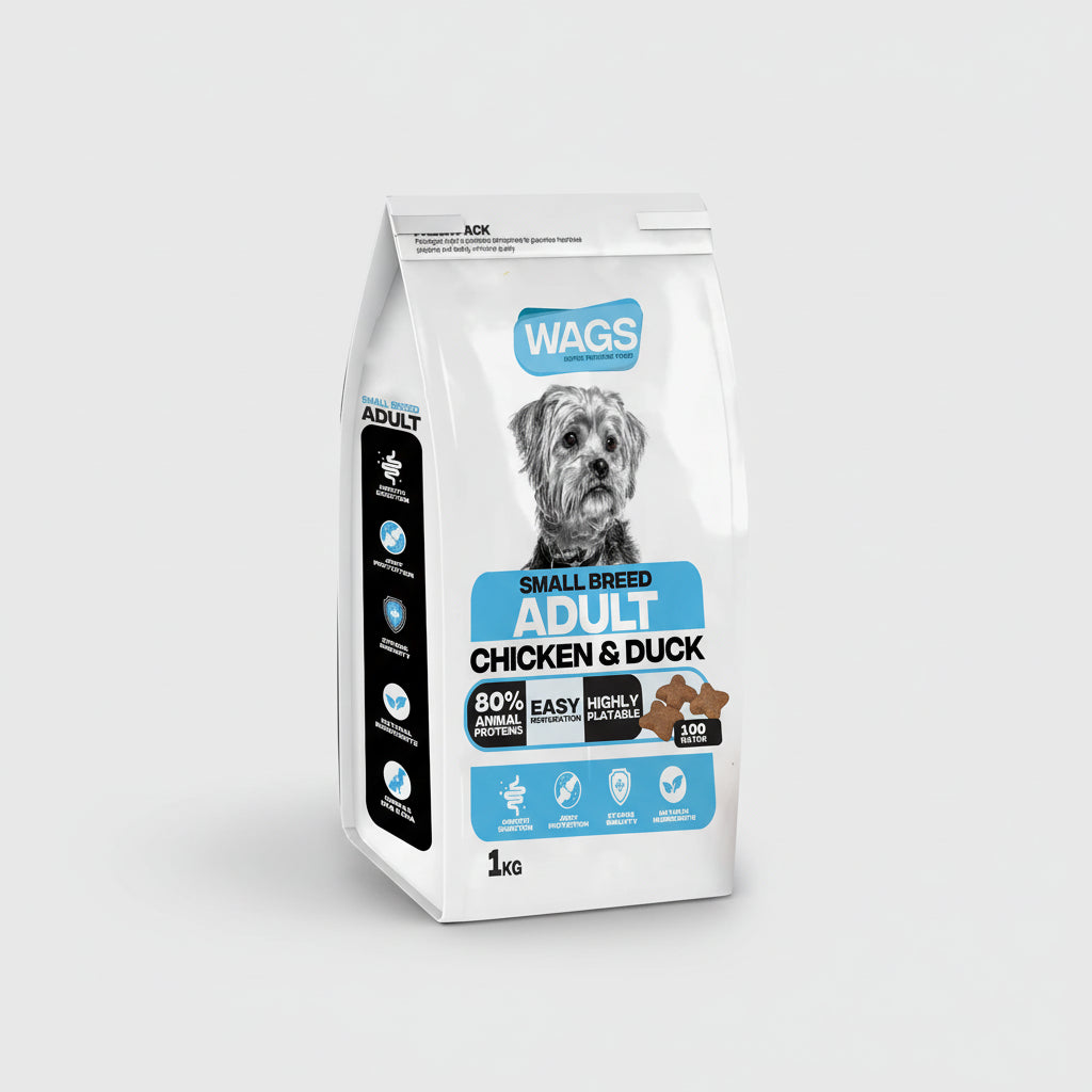 Wags Small Breed Adult Dog Dry Food 1kg