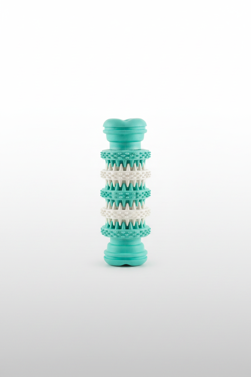 Nunbell Professional Rubber Dumbbell Chew Toy