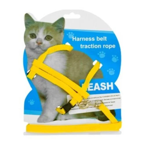 Adjustable Cat Harness and Leash Set