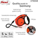 Flexi Xtreme Retractable Dog Lead – Heavy Duty with Shock Absorber (Tape)
