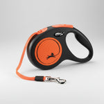 Flexi New Neon Retractable Dog Lead – High-Visibility Safety (Tape & Cord)