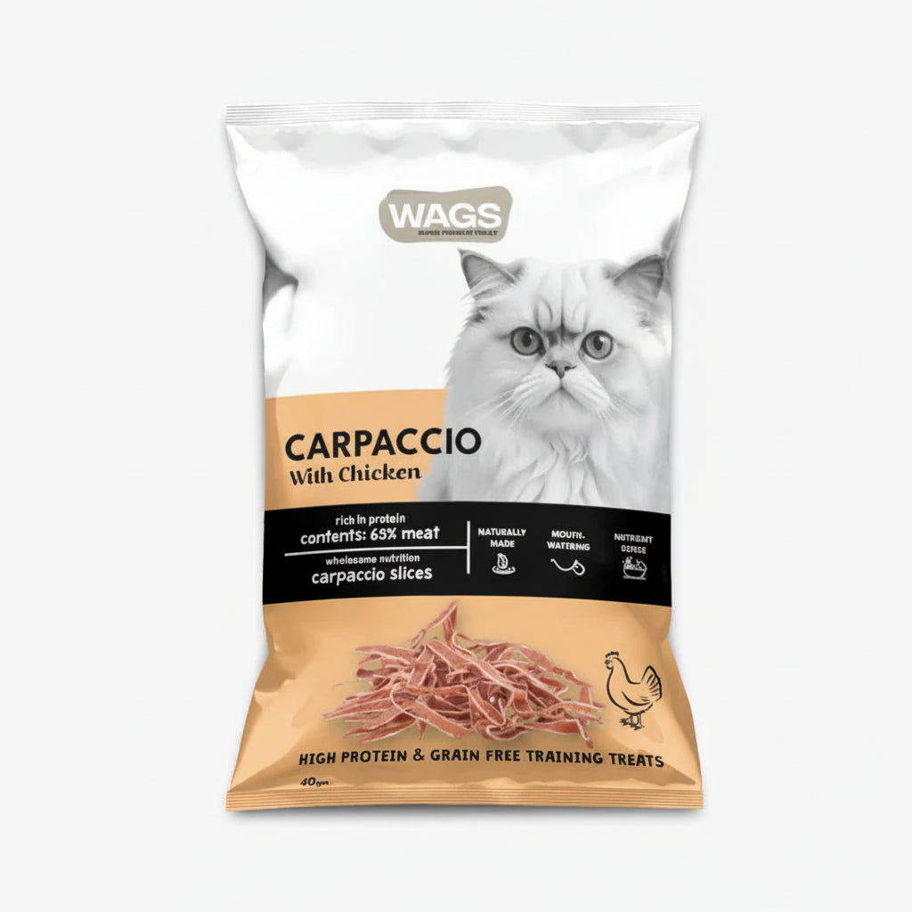 Wags Carpaccio Adult Chicken Treat 40g