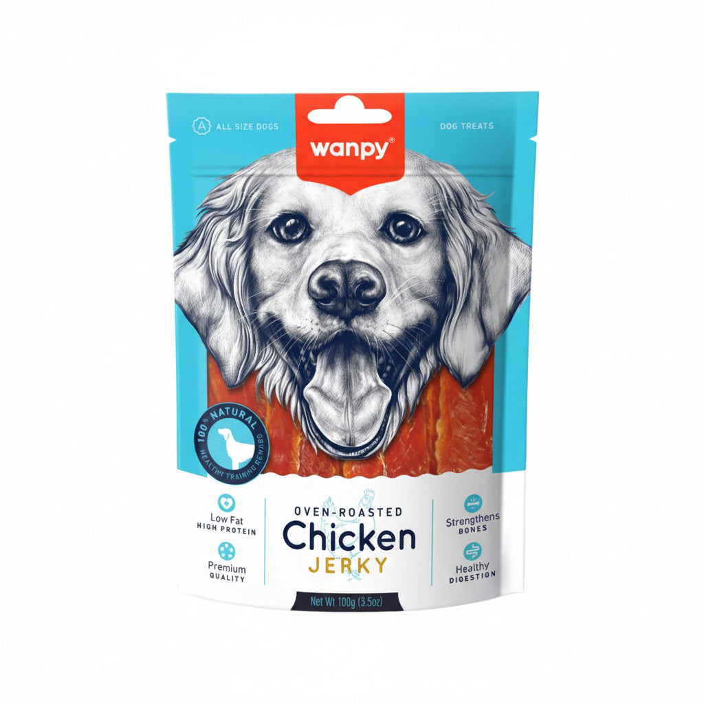 Wanpy Chicken Jerky Treat - 100g