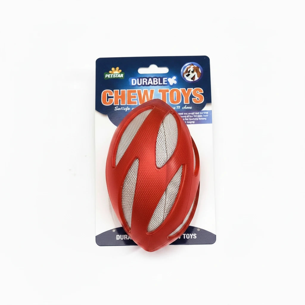 PetStar Durable Rugby Chew Ball