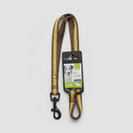 Nunbell Reflective Pet Leash - Size S-M (1.5cm x 120cm) - Brown/Yellow