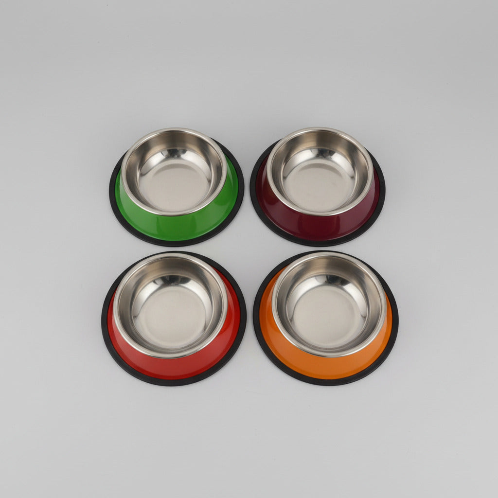 Anti-Slip Stainless Steel Pet Bowl