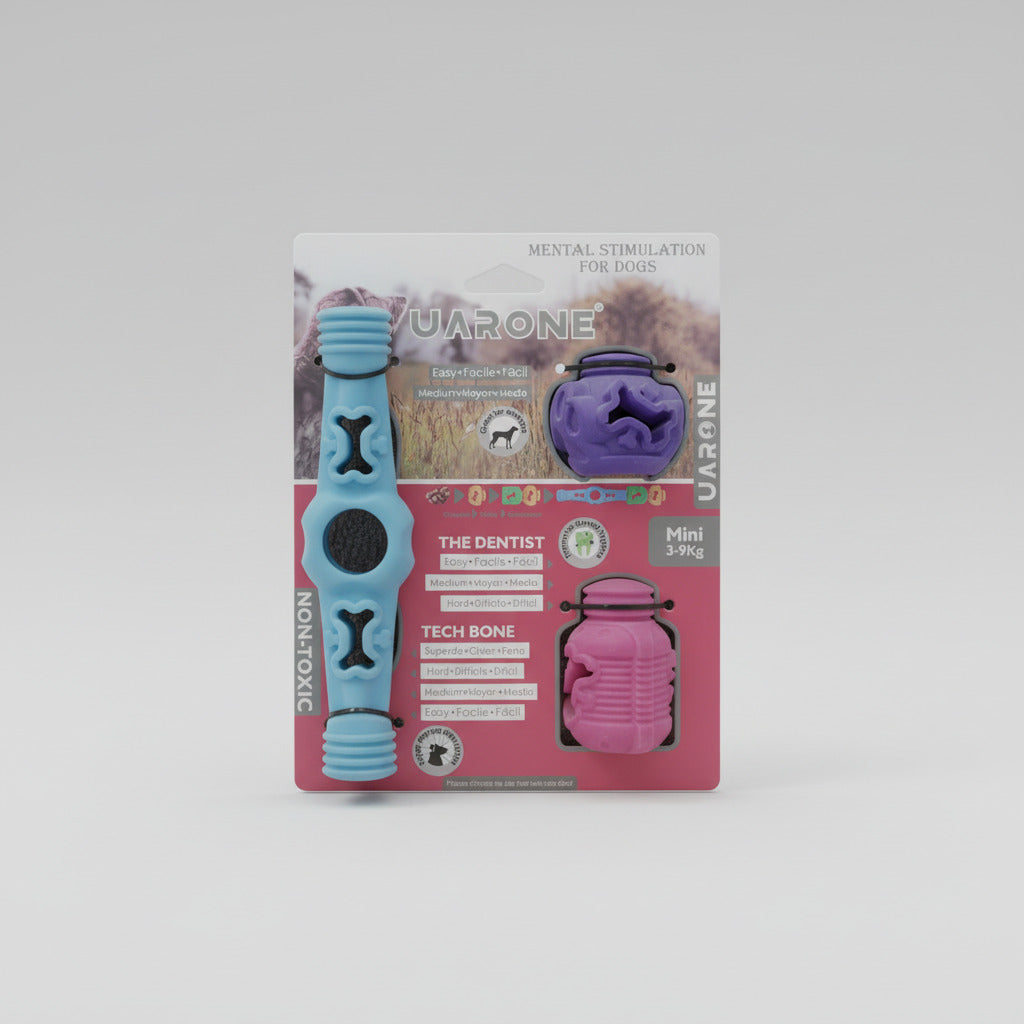 UARONE 3-Piece Modular Dog Toy Set