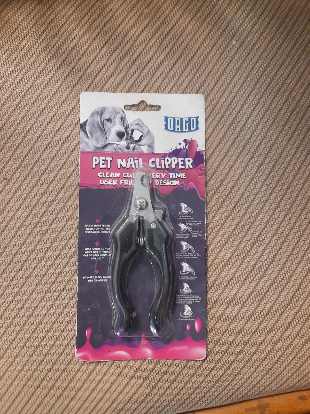 ORGO Professional Pet Nail Clipper