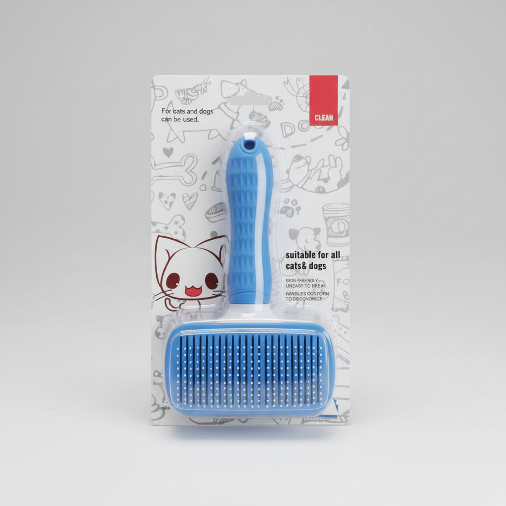 Self-Cleaning Slicker Brush