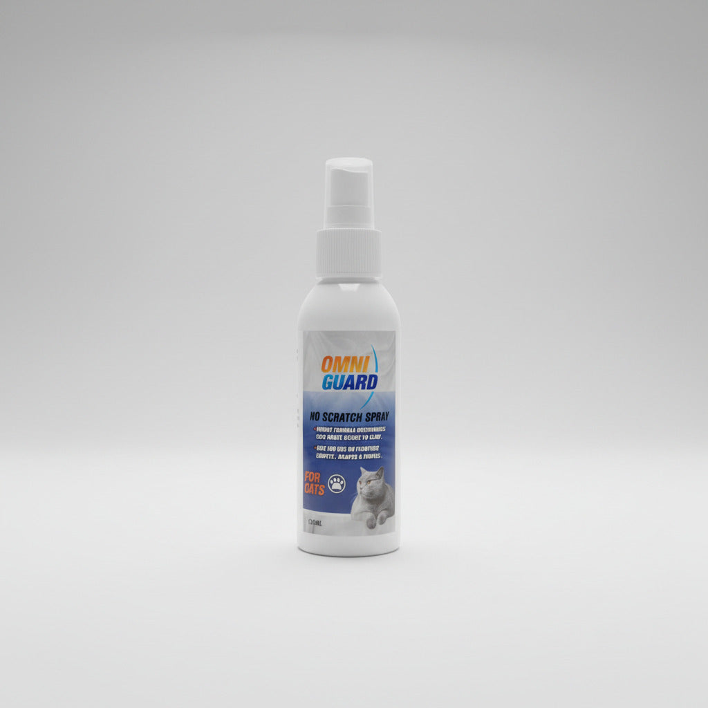 Omni Guard "No Scratch" Spray for Cats – Furniture & Fabric Protector