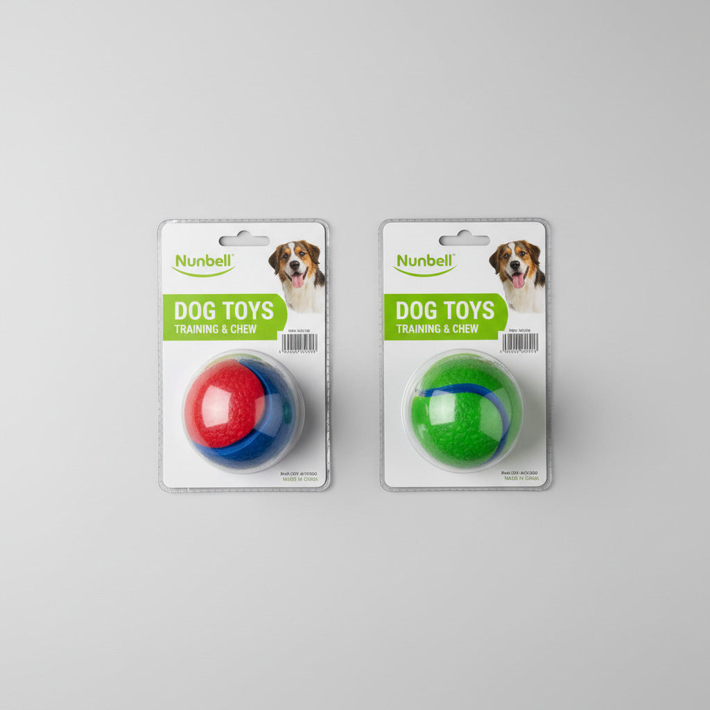 Nunbell Professional Rubber Training & Chew Ball for Dogs