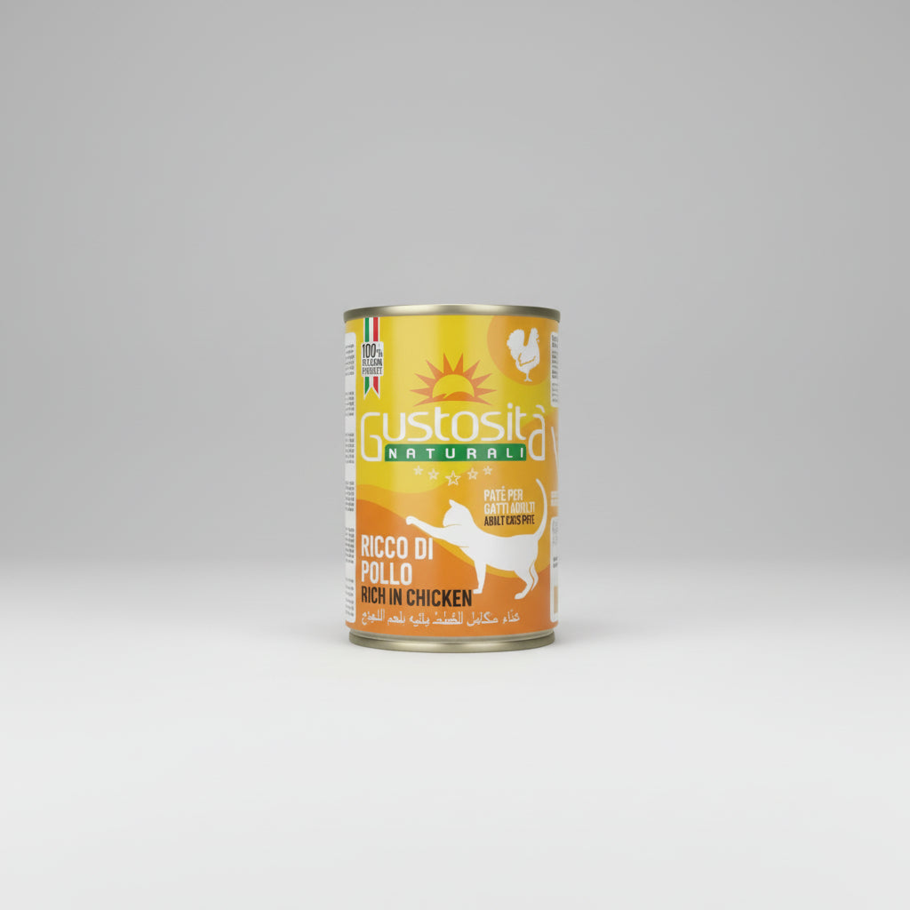 Gustosita Wet Pate With Chicken For Cats 400g