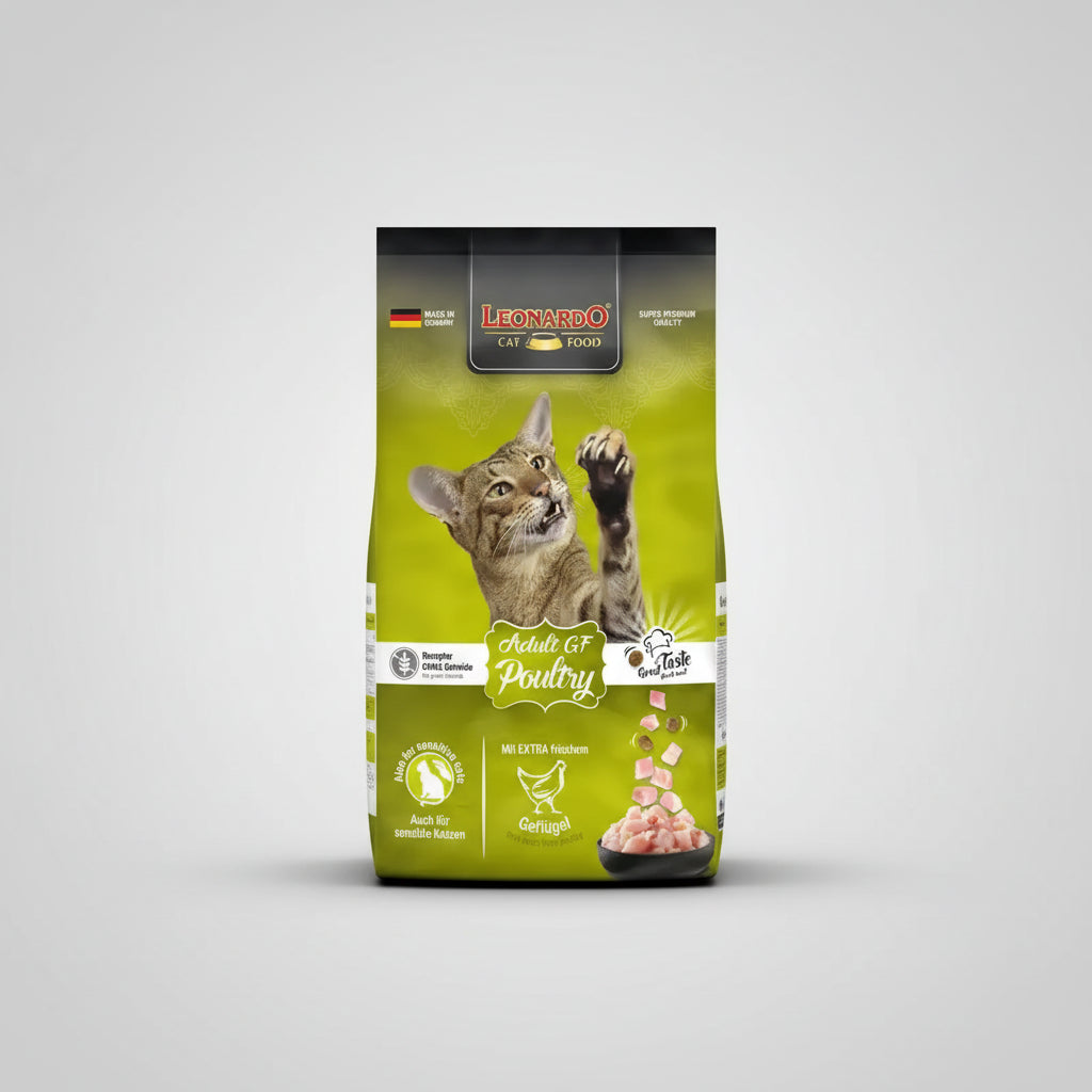 Leonardo Grain-Free Dry Food for Adult Cats with Poultry 300 g