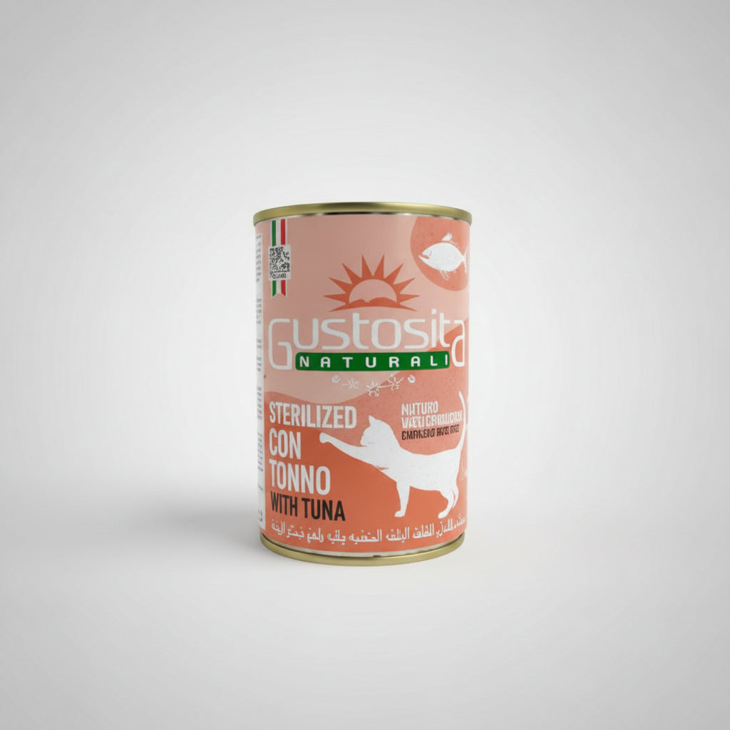 Gustosita Naturali Sterilized Cat Pat Tuna 400g