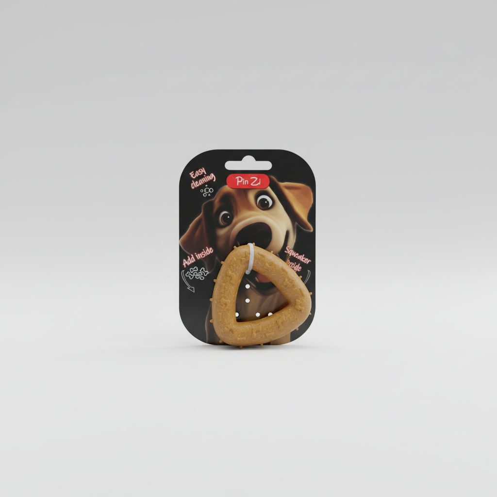 Pin ZiTriangular Dog Chew Toy