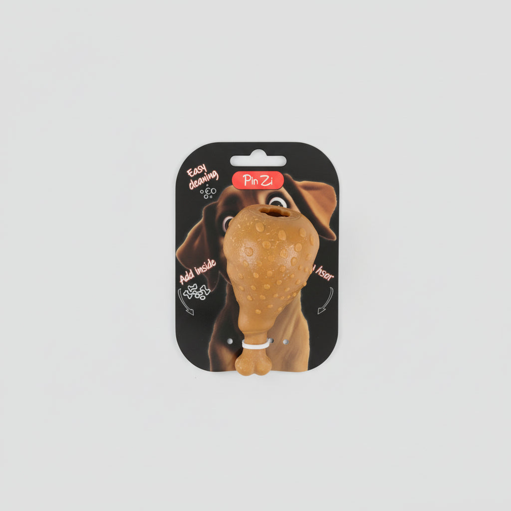 Pin Zi Chicken Drumstick-Shaped Dog Chew Toy