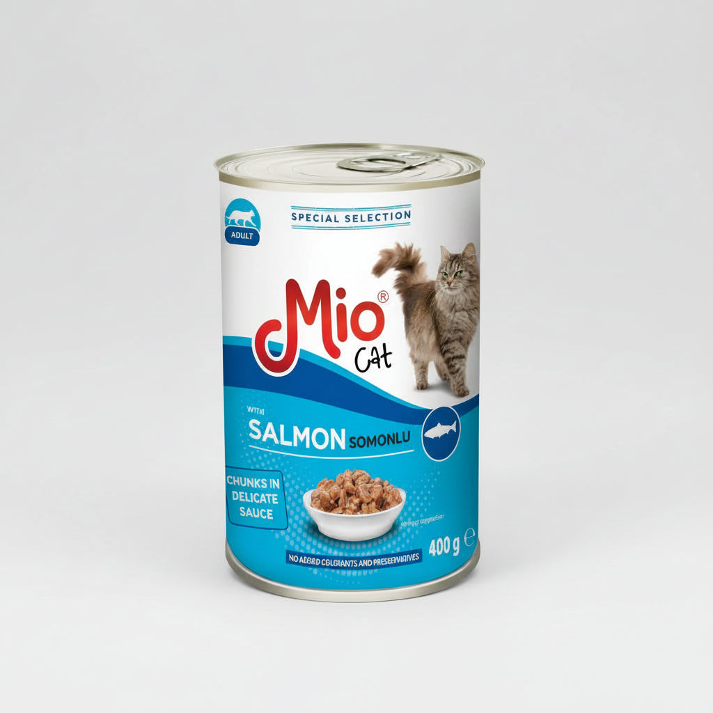 Mio Cat Wet Food with Salmon 400g