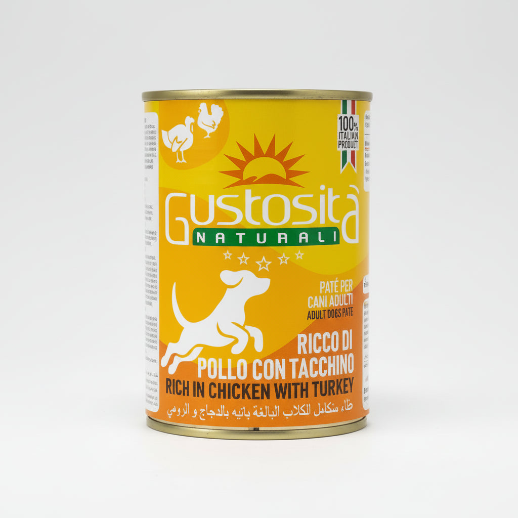 Gustosita Naturali Adult Dog Pat Chicken 400