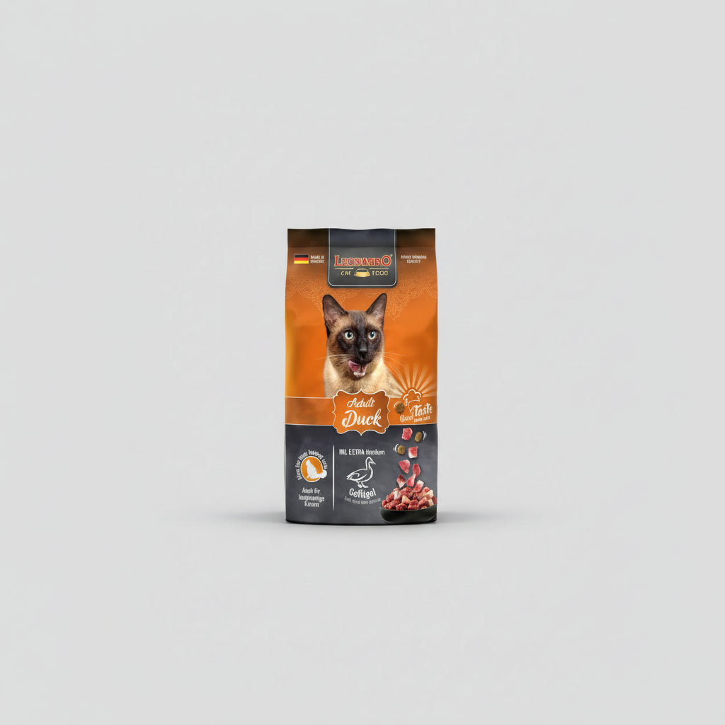 Leonardo Adult Cat Dry Food with Duck 1.8kg