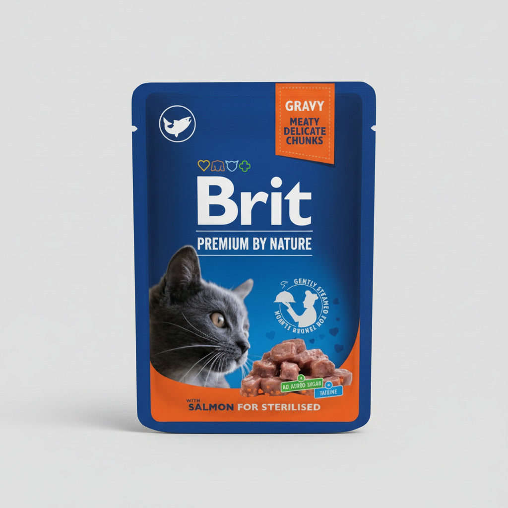 Brit Premium: Salmon for Sterilised Cats (85g)