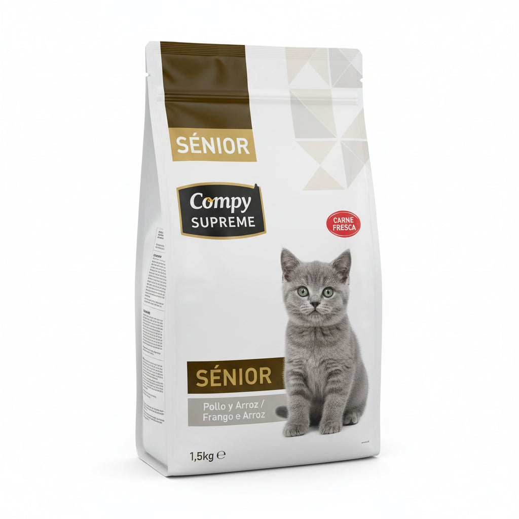 Compy cat senior pollo 1.5k