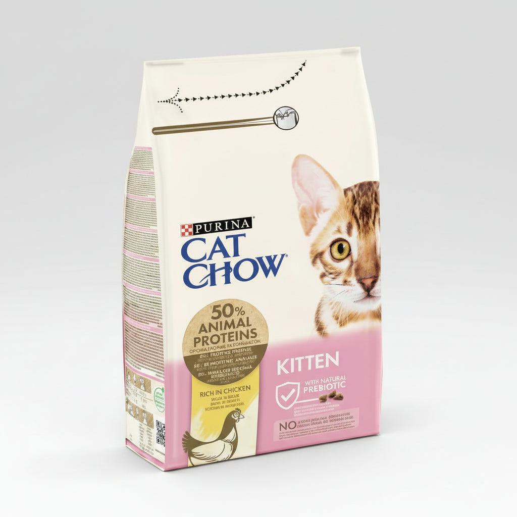 Cat Chow Kitten Rich in Chicken Dry Food 1.5KG