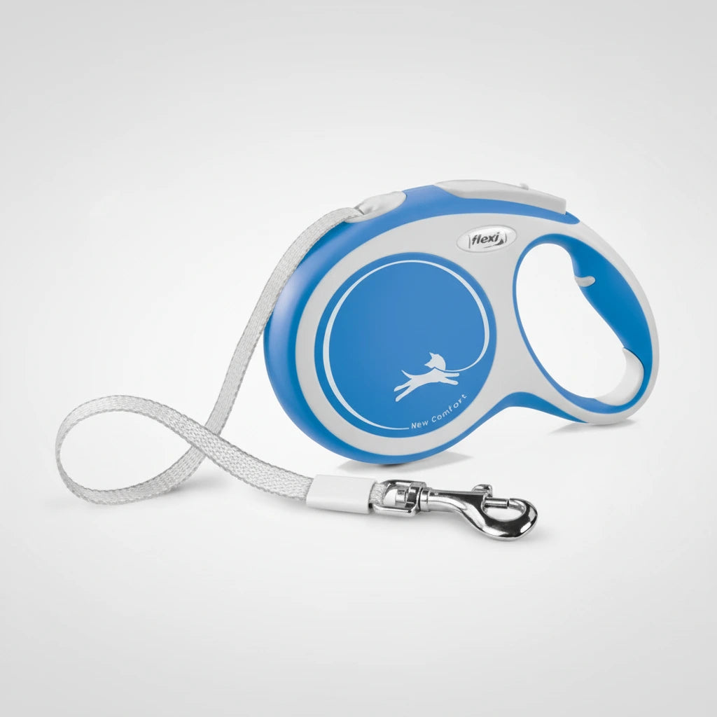 Flexi New Comfort Retractable Dog Lead - Ergonomic Soft Grip (Tape/Cord)