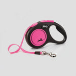 Flexi New Neon Retractable Dog Lead – High-Visibility Safety (Tape & Cord)