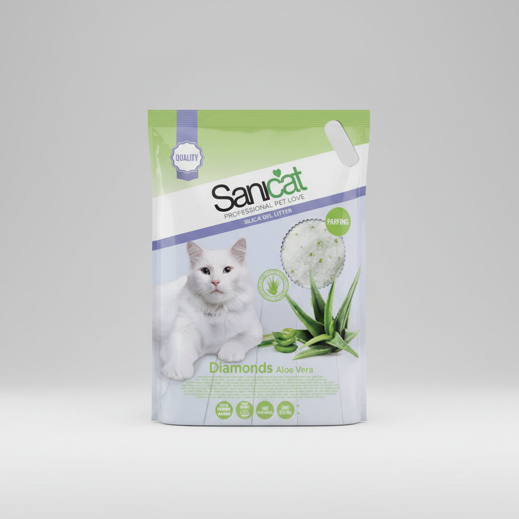 SaniCat Diamonds Aloe Vera 5L