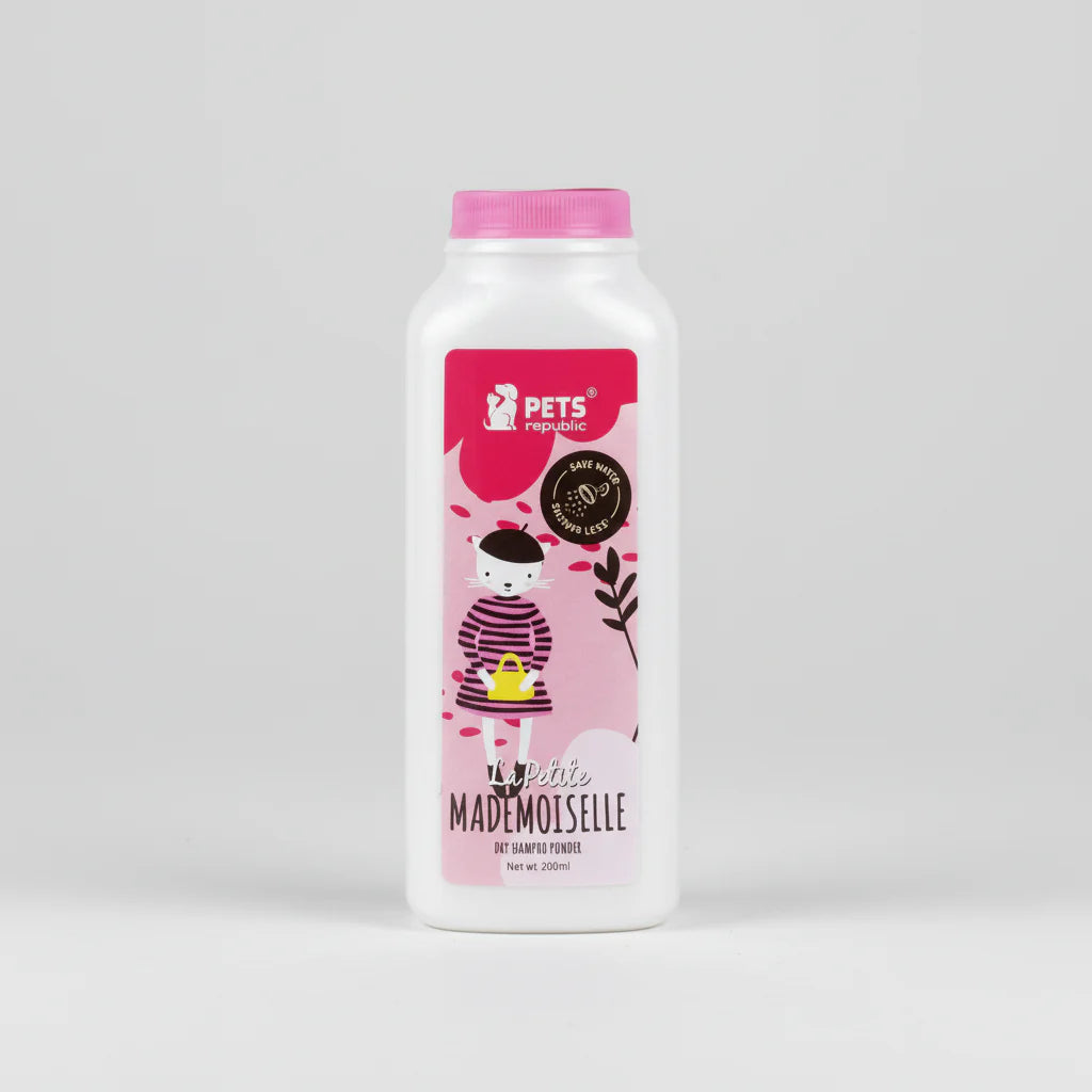 Pets Republic Waterless Dry Shampoo Powder for Cats & Dogs – 200g (Assorted Scents)